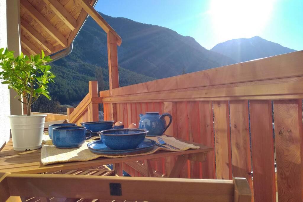 Le Grand PIerron Clarée Valley cosy apartment in mountain, 6p Val-des-Prés Exterior foto